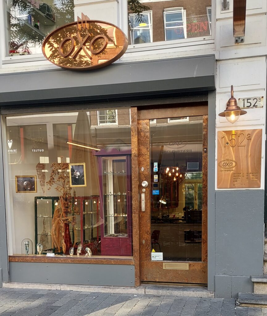 Contact opnemen met OXO edelsmederij Rotterdam winkel/atelier